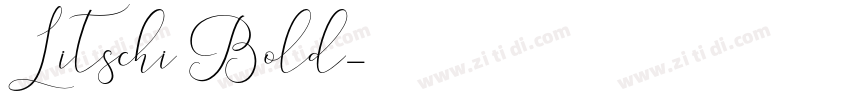Litschi Bold字体转换